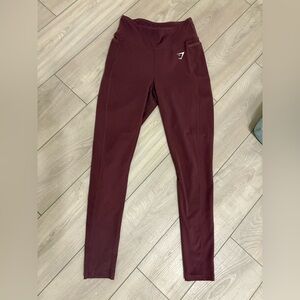 Gymshark Aspire Leggings in Plum Color